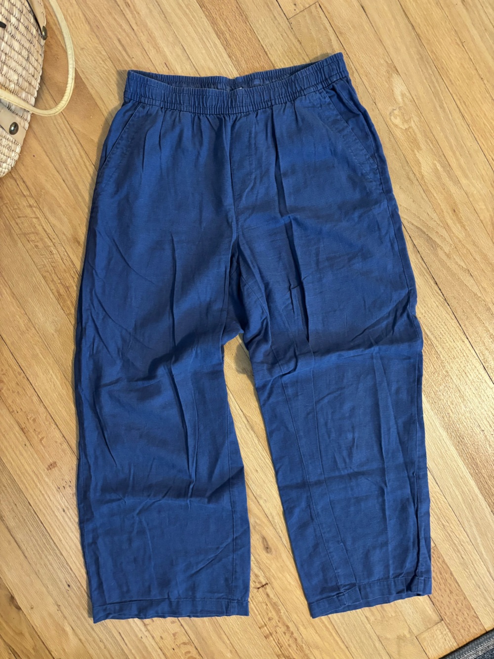 Old Navy Linen Blend Wide Leg Pant | Size Small